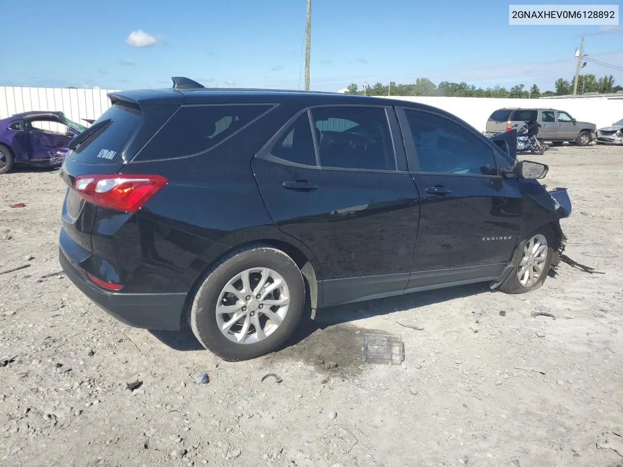 2021 Chevrolet Equinox Ls VIN: 2GNAXHEV0M6128892 Lot: 73598154