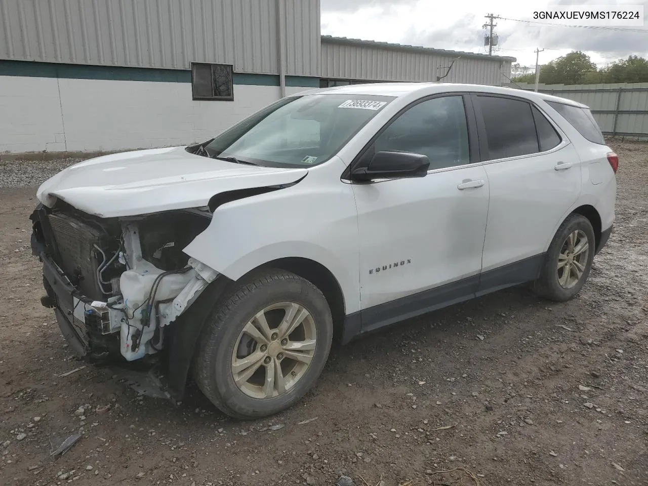 2021 Chevrolet Equinox Lt VIN: 3GNAXUEV9MS176224 Lot: 73693374