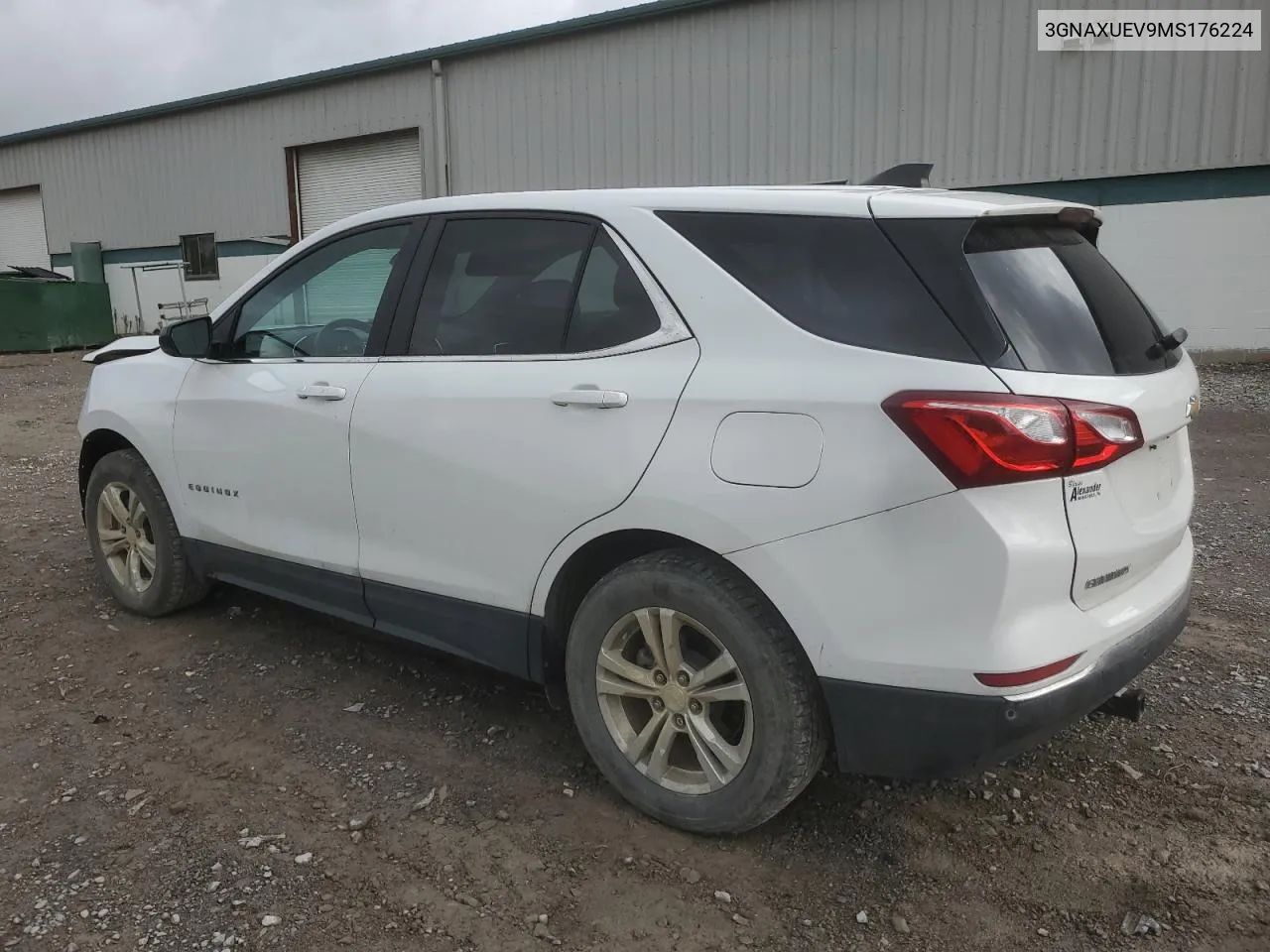 2021 Chevrolet Equinox Lt VIN: 3GNAXUEV9MS176224 Lot: 73693374