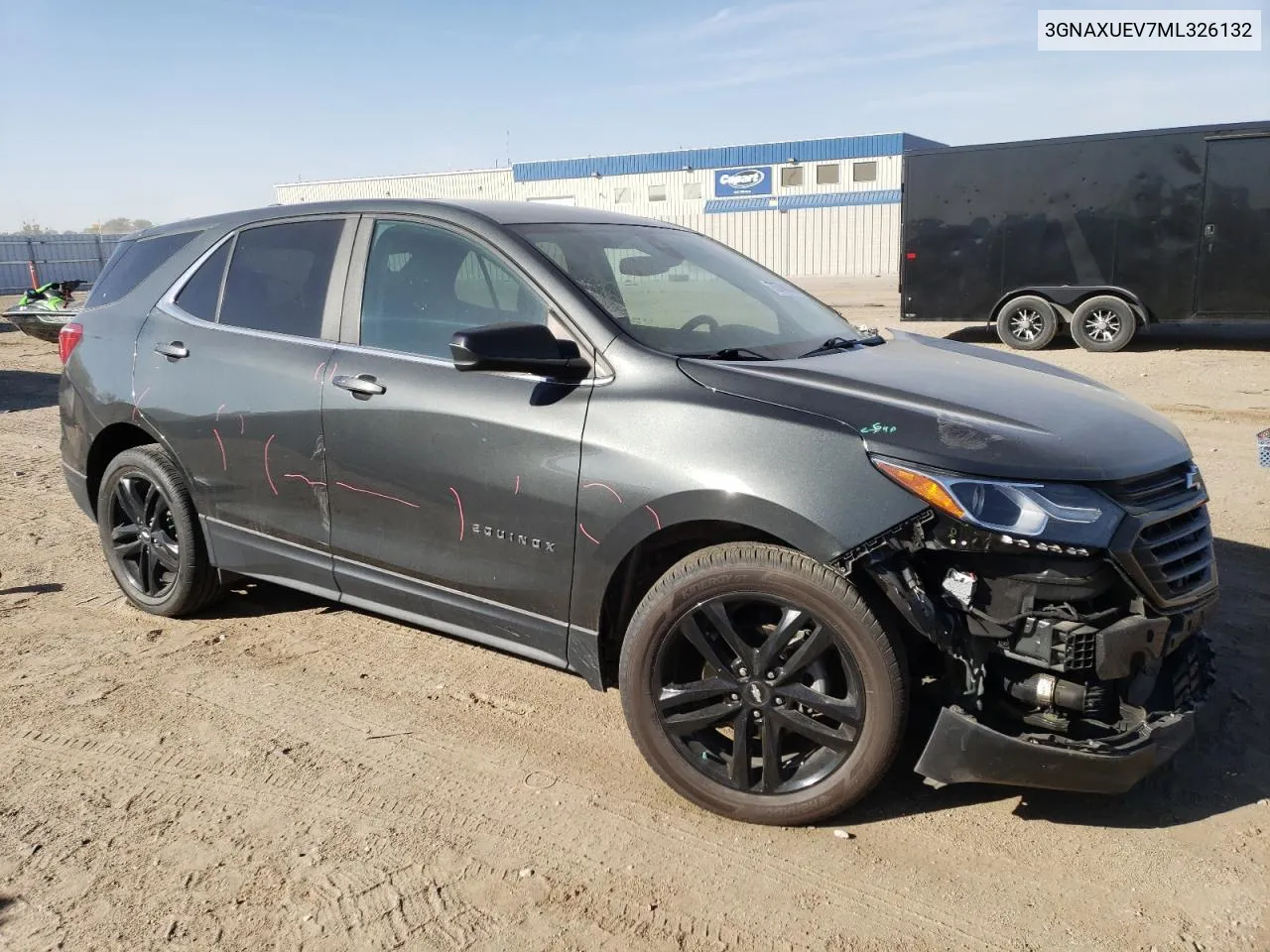 2021 Chevrolet Equinox Lt VIN: 3GNAXUEV7ML326132 Lot: 73786434