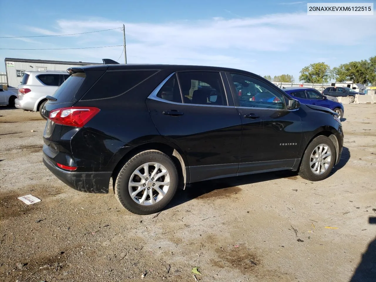 2021 Chevrolet Equinox Lt VIN: 2GNAXKEVXM6122515 Lot: 73825564