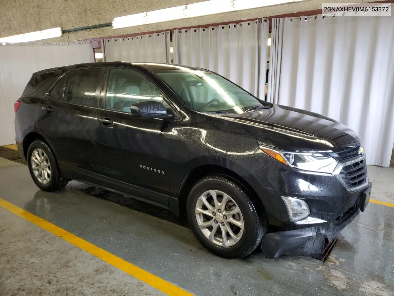 2021 Chevrolet Equinox Ls VIN: 2GNAXHEV0M6153372 Lot: 73927214