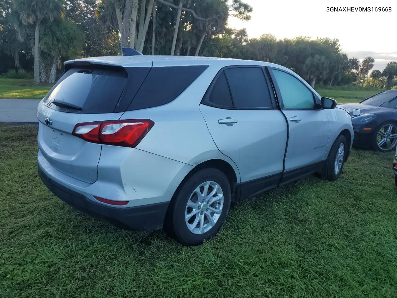 2021 Chevrolet Equinox Ls VIN: 3GNAXHEV0MS169668 Lot: 74004634