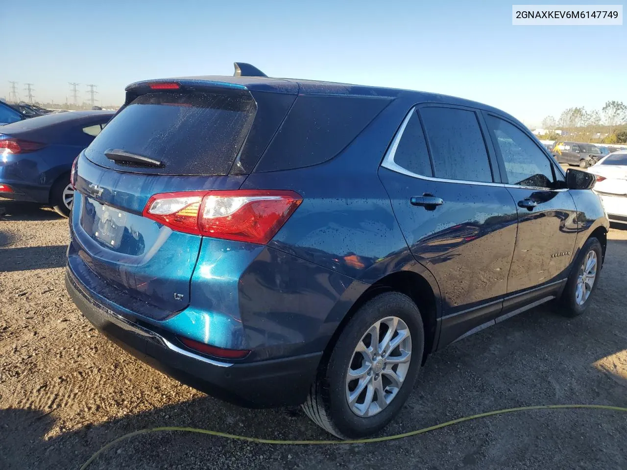 2021 Chevrolet Equinox Lt VIN: 2GNAXKEV6M6147749 Lot: 74041644