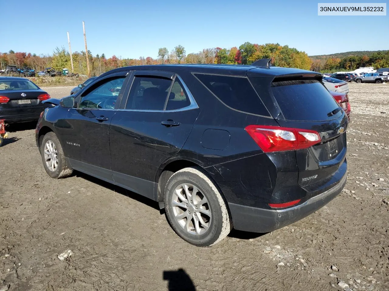 2021 Chevrolet Equinox Lt VIN: 3GNAXUEV9ML352232 Lot: 74103824