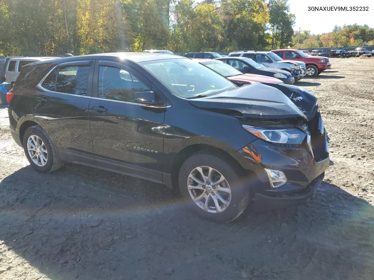 2021 Chevrolet Equinox Lt VIN: 3GNAXUEV9ML352232 Lot: 74103824