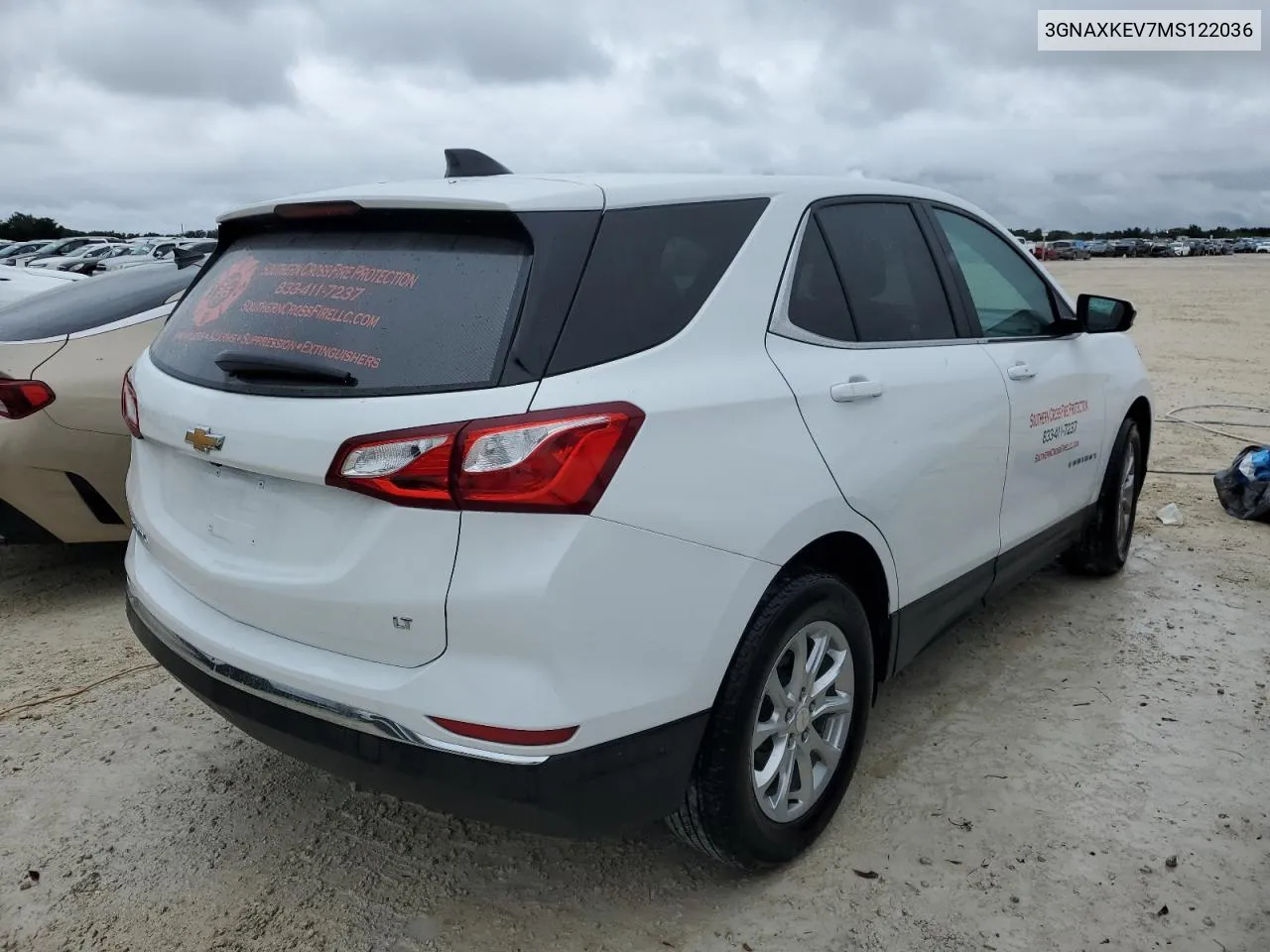 3GNAXKEV7MS122036 2021 Chevrolet Equinox Lt