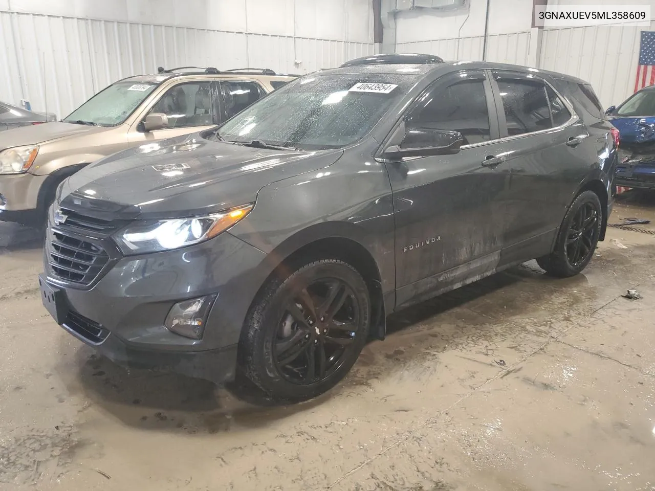 2021 Chevrolet Equinox Lt VIN: 3GNAXUEV5ML358609 Lot: 74355694