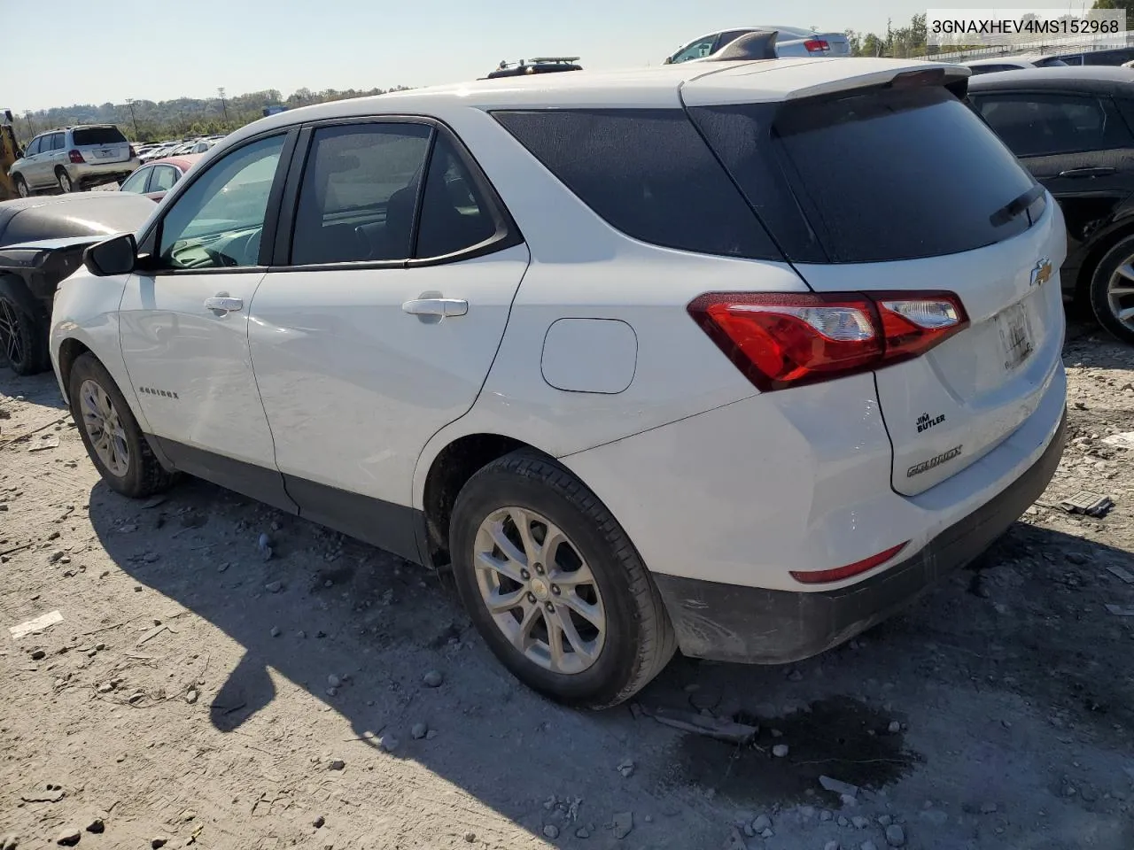 2021 Chevrolet Equinox Ls VIN: 3GNAXHEV4MS152968 Lot: 74492954