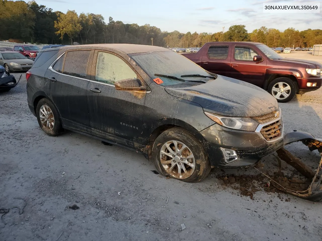 2021 Chevrolet Equinox Lt VIN: 3GNAXUEVXML350649 Lot: 74526574