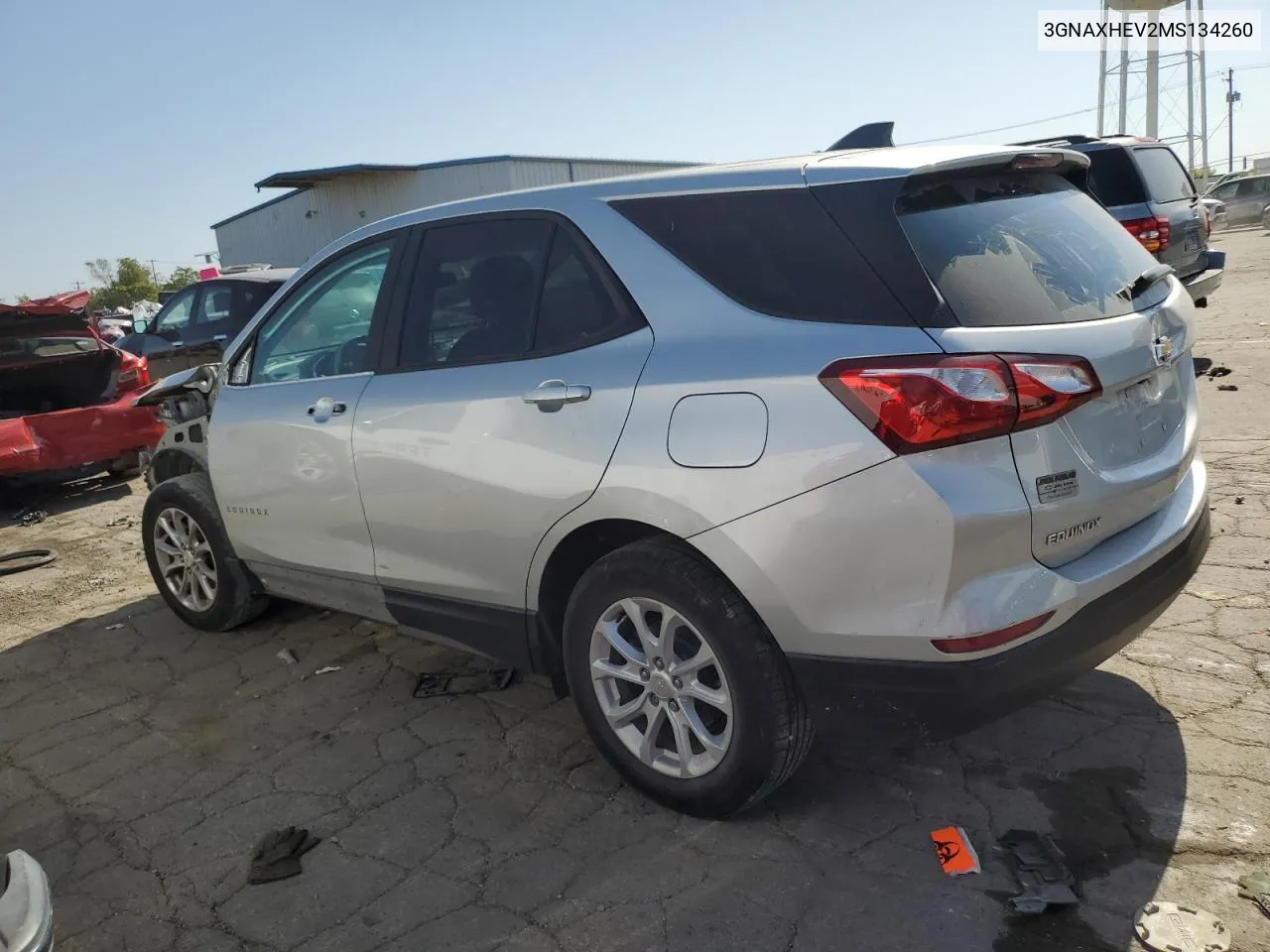 2021 Chevrolet Equinox Ls VIN: 3GNAXHEV2MS134260 Lot: 74556764