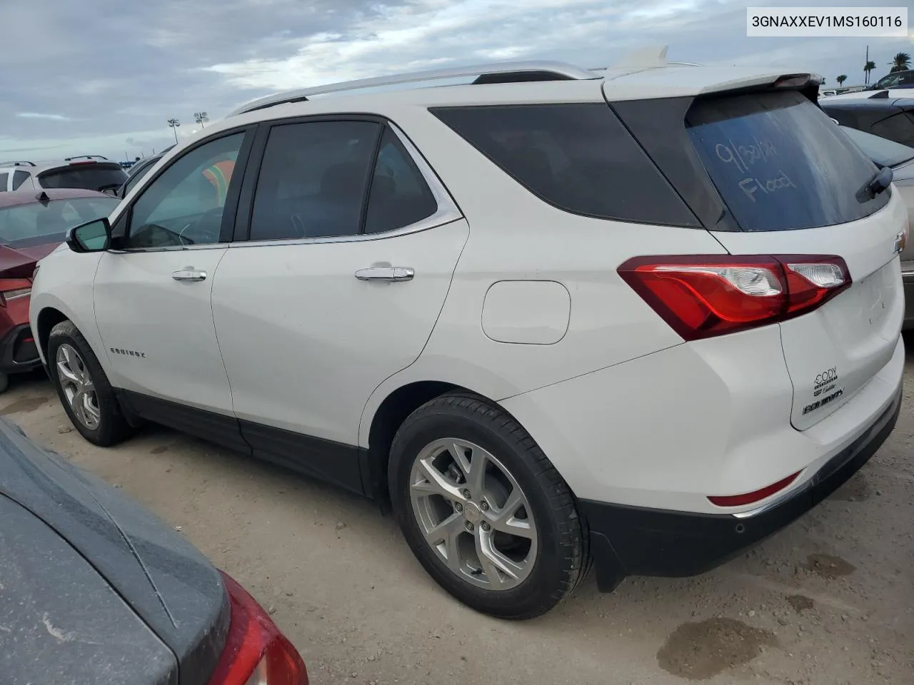 2021 Chevrolet Equinox Premier VIN: 3GNAXXEV1MS160116 Lot: 74604454