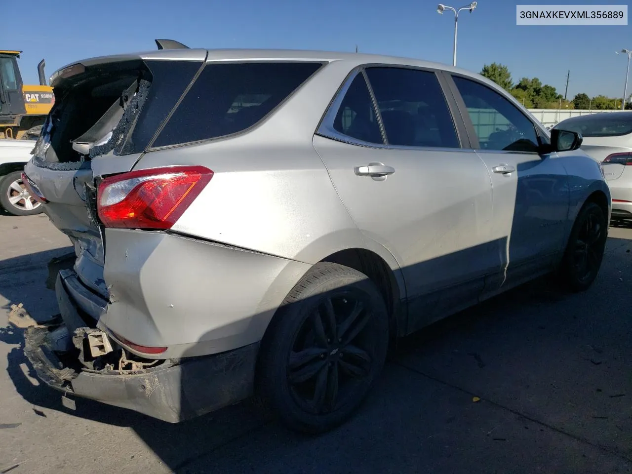 2021 Chevrolet Equinox Lt VIN: 3GNAXKEVXML356889 Lot: 74609954