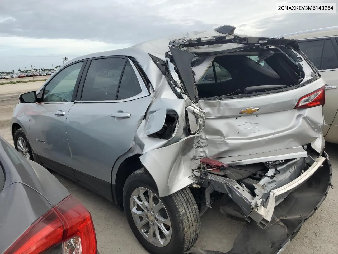 2021 Chevrolet Equinox Lt VIN: 2GNAXKEV3M6143254 Lot: 74635274