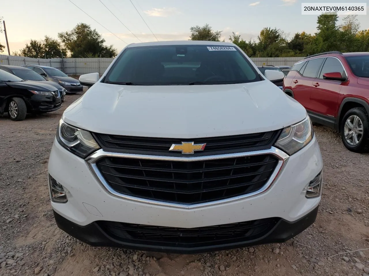 2021 Chevrolet Equinox Lt VIN: 2GNAXTEV0M6140365 Lot: 74658284