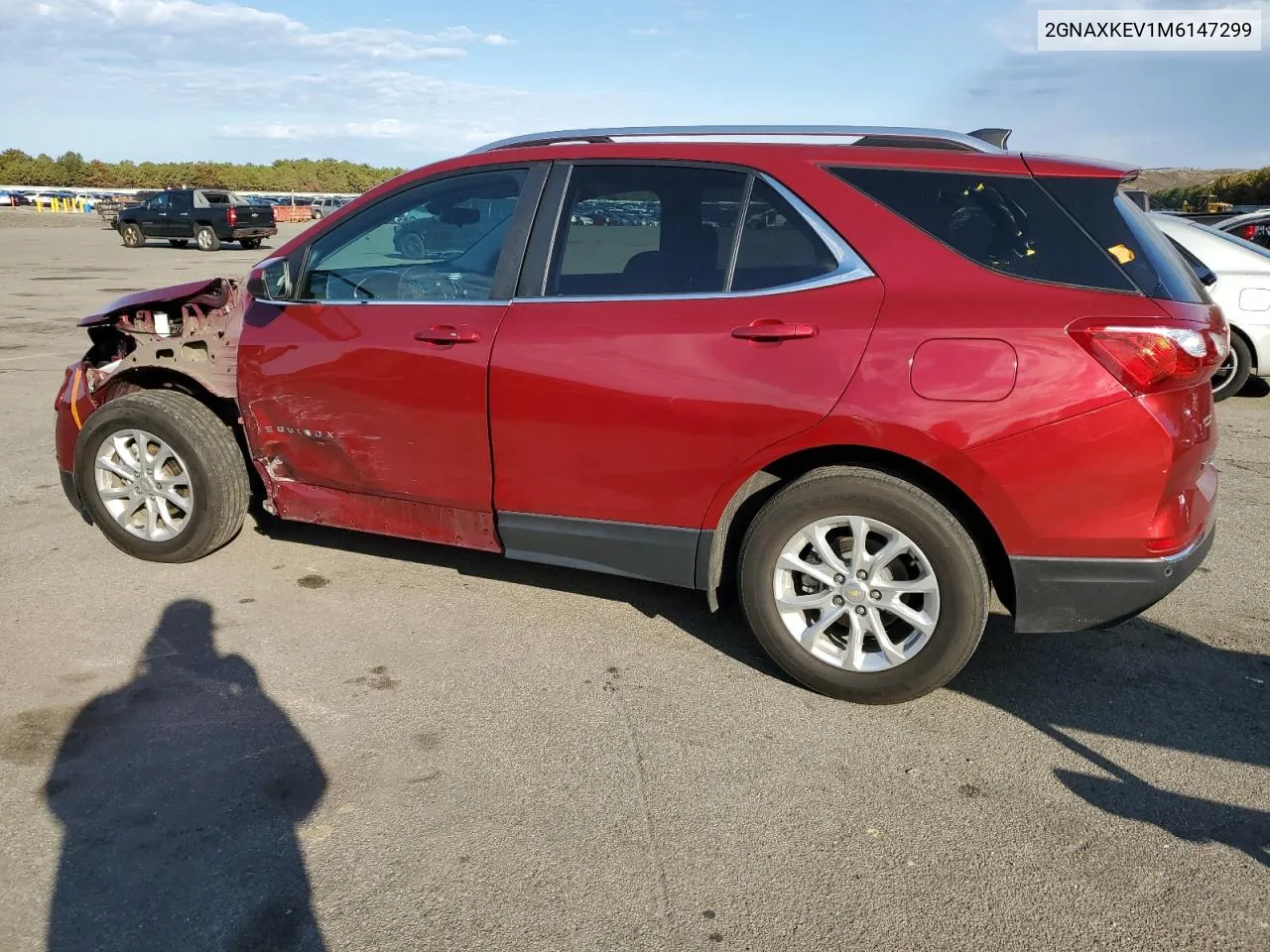 2021 Chevrolet Equinox Lt VIN: 2GNAXKEV1M6147299 Lot: 74672784