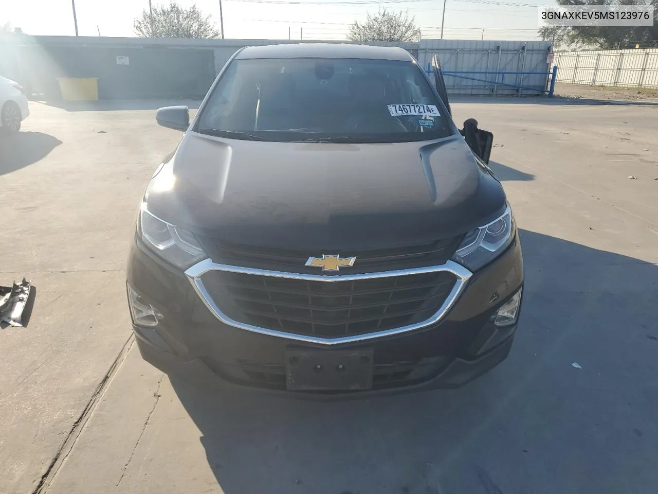 2021 Chevrolet Equinox Lt VIN: 3GNAXKEV5MS123976 Lot: 74677274