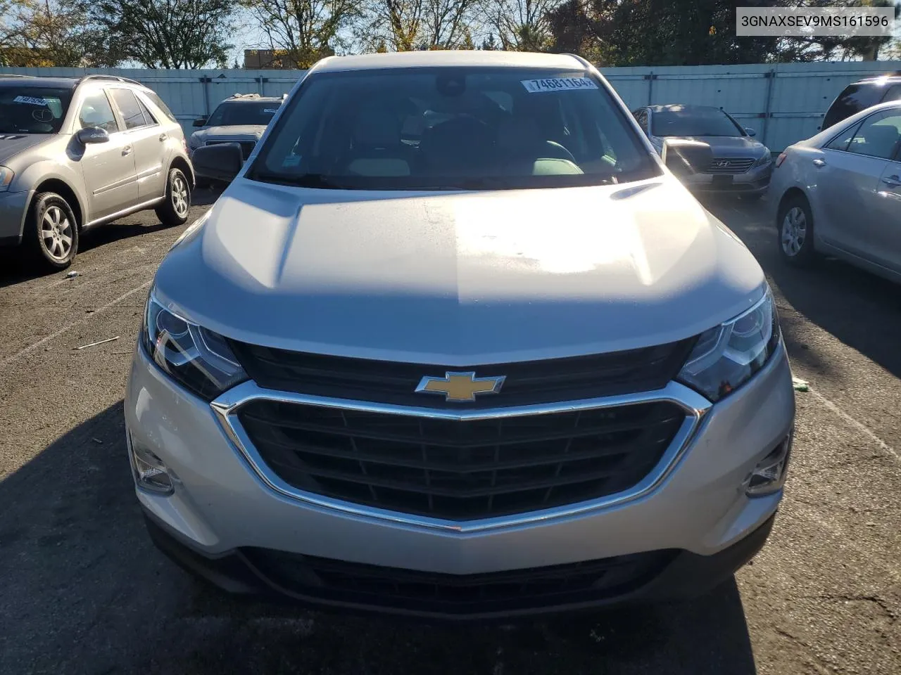 3GNAXSEV9MS161596 2021 Chevrolet Equinox Ls