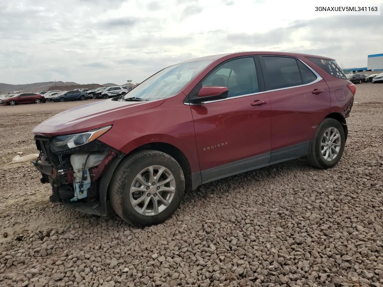 2021 Chevrolet Equinox Lt VIN: 3GNAXUEV5ML341163 Lot: 74946934