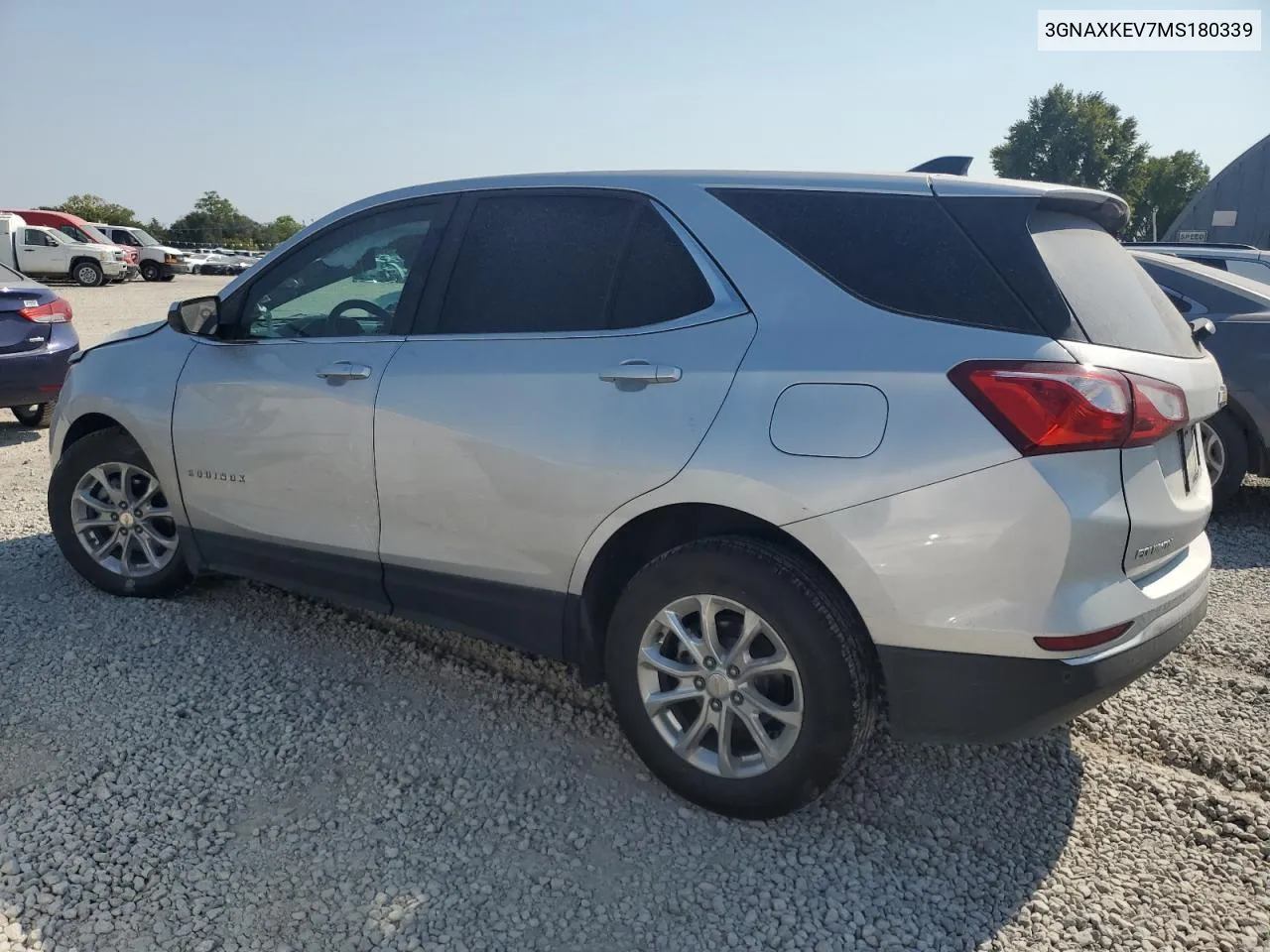 2021 Chevrolet Equinox Lt VIN: 3GNAXKEV7MS180339 Lot: 75048824