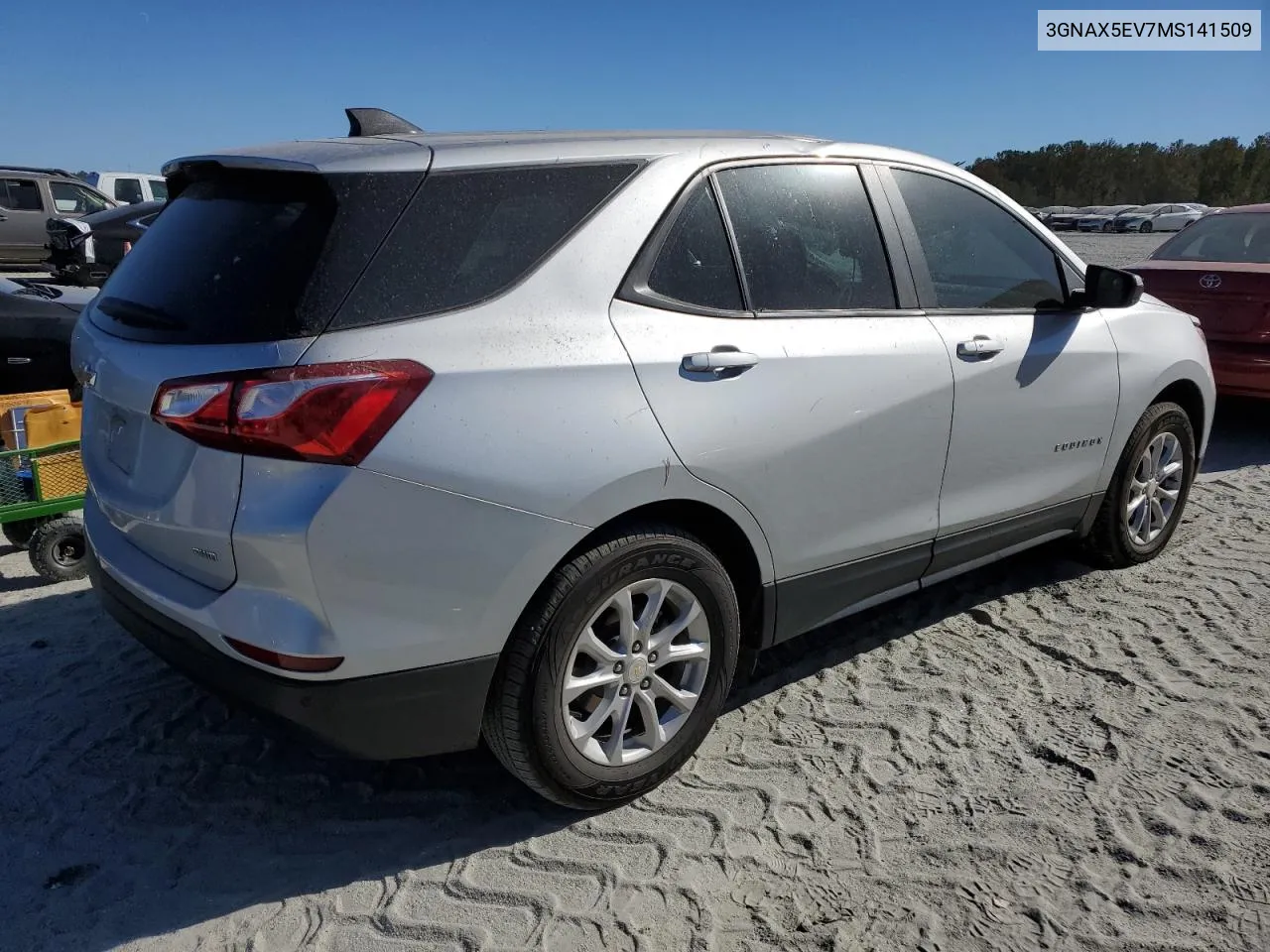 2021 Chevrolet Equinox VIN: 3GNAX5EV7MS141509 Lot: 75100594