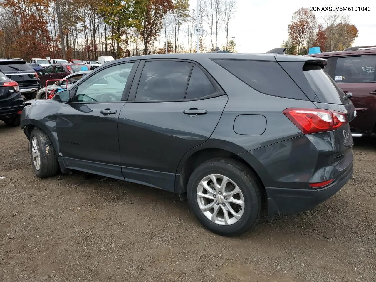 2021 Chevrolet Equinox Ls VIN: 2GNAXSEV5M6101040 Lot: 75169234