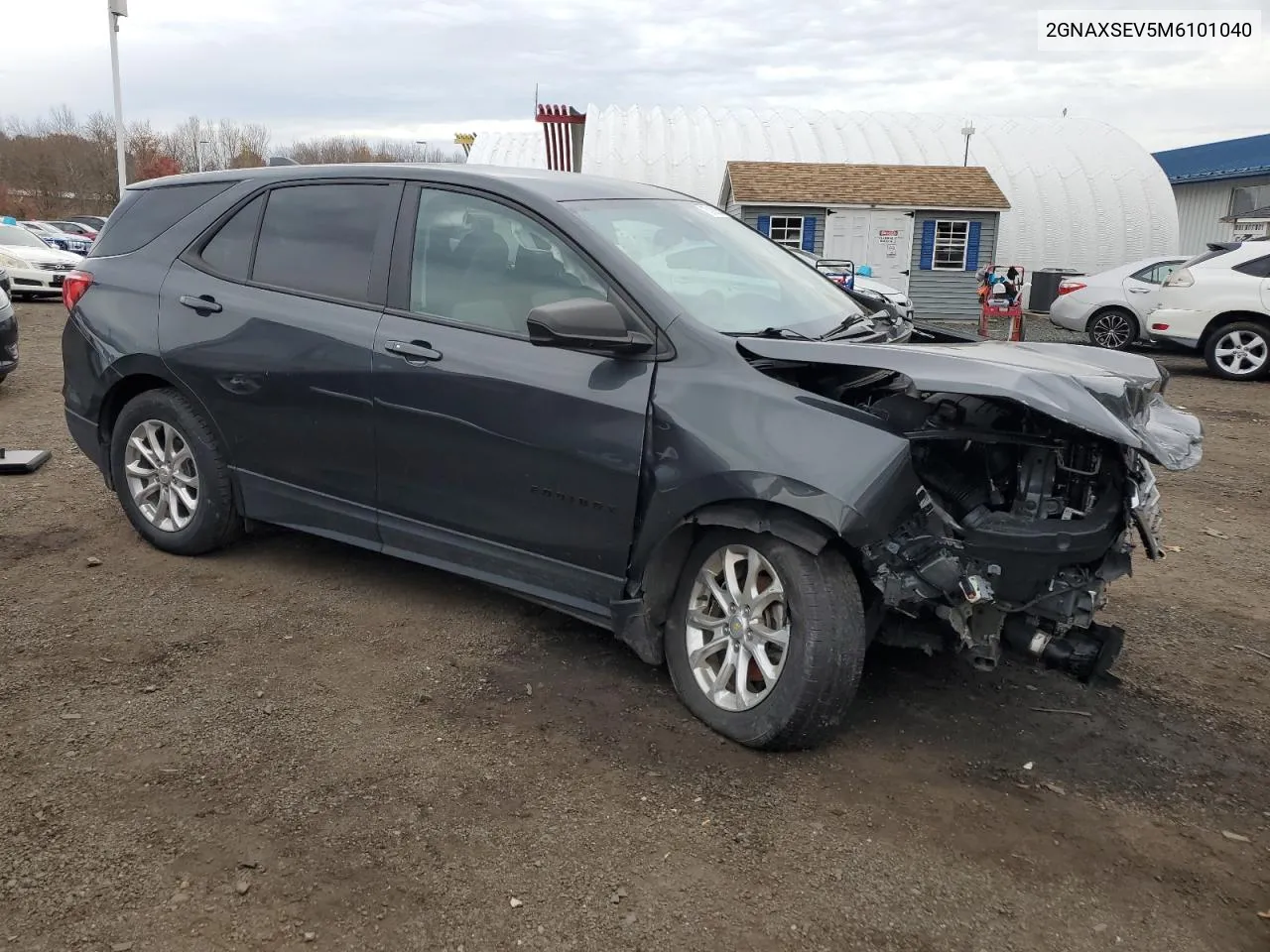 2021 Chevrolet Equinox Ls VIN: 2GNAXSEV5M6101040 Lot: 75169234