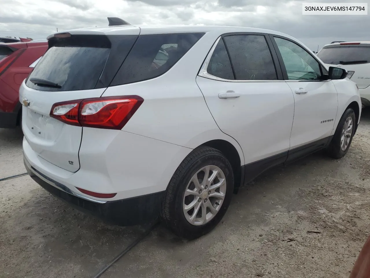 2021 Chevrolet Equinox Lt VIN: 3GNAXJEV6MS147794 Lot: 75250124