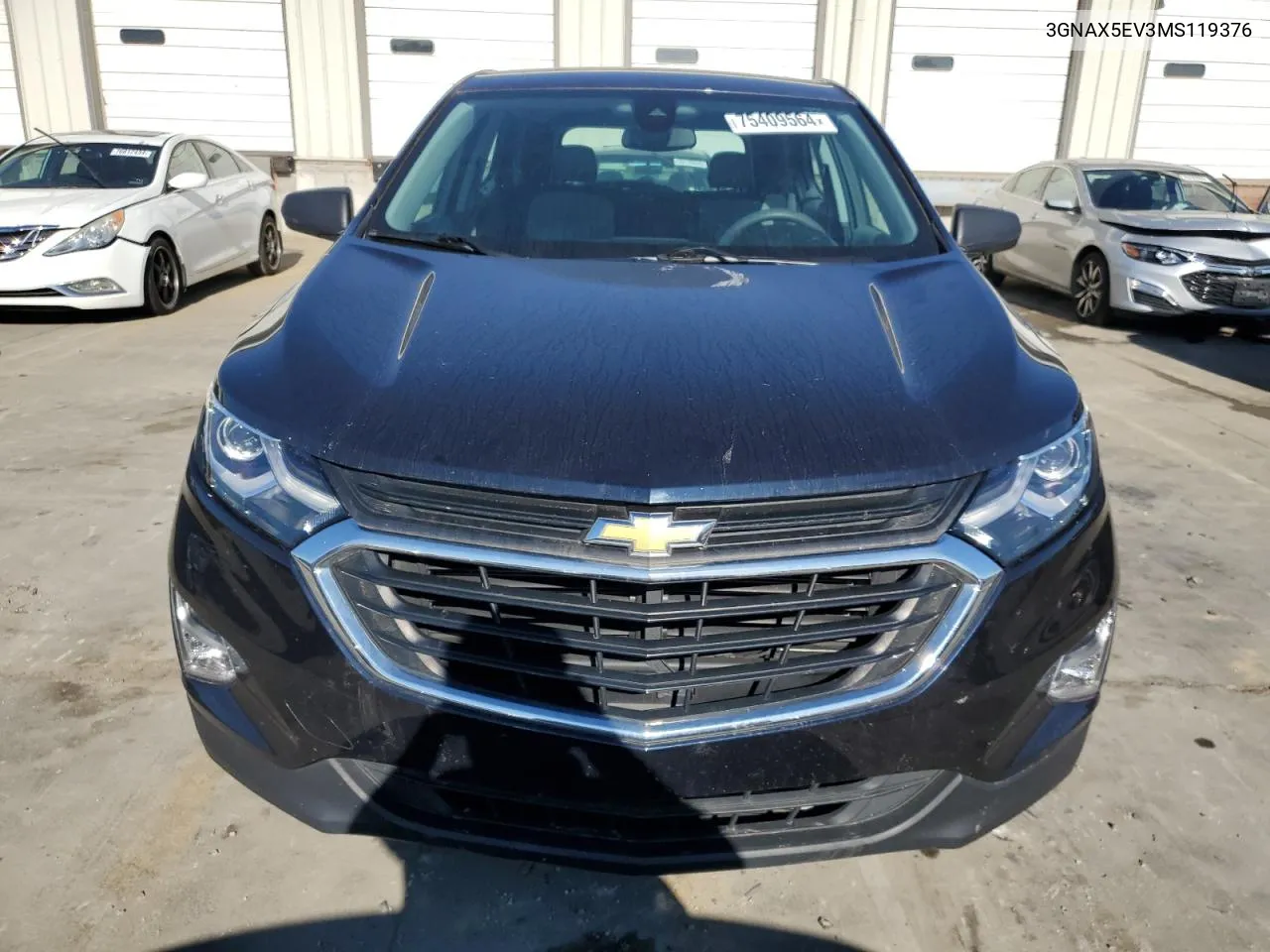 2021 Chevrolet Equinox VIN: 3GNAX5EV3MS119376 Lot: 75409564