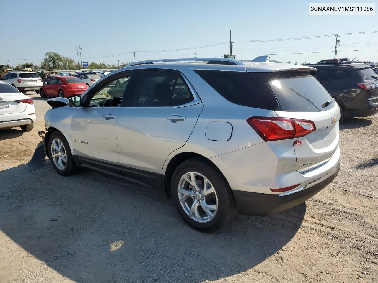 2021 Chevrolet Equinox Premier VIN: 3GNAXNEV1MS111986 Lot: 75431904