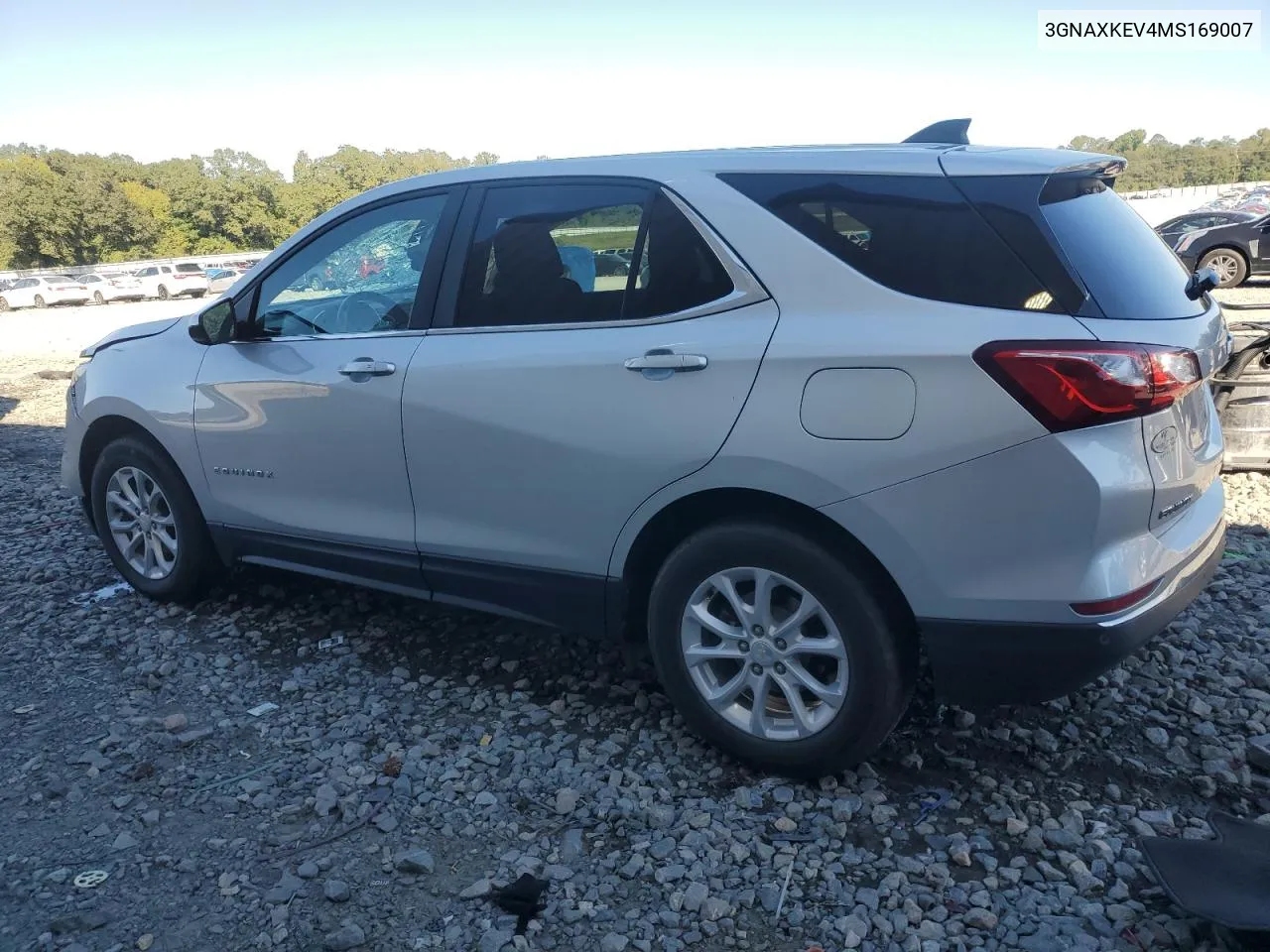 2021 Chevrolet Equinox Lt VIN: 3GNAXKEV4MS169007 Lot: 75562244