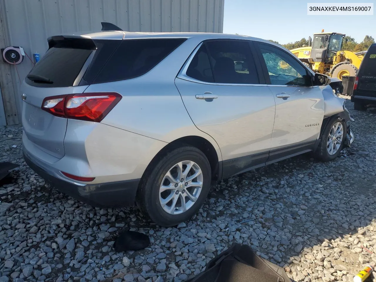 2021 Chevrolet Equinox Lt VIN: 3GNAXKEV4MS169007 Lot: 75562244