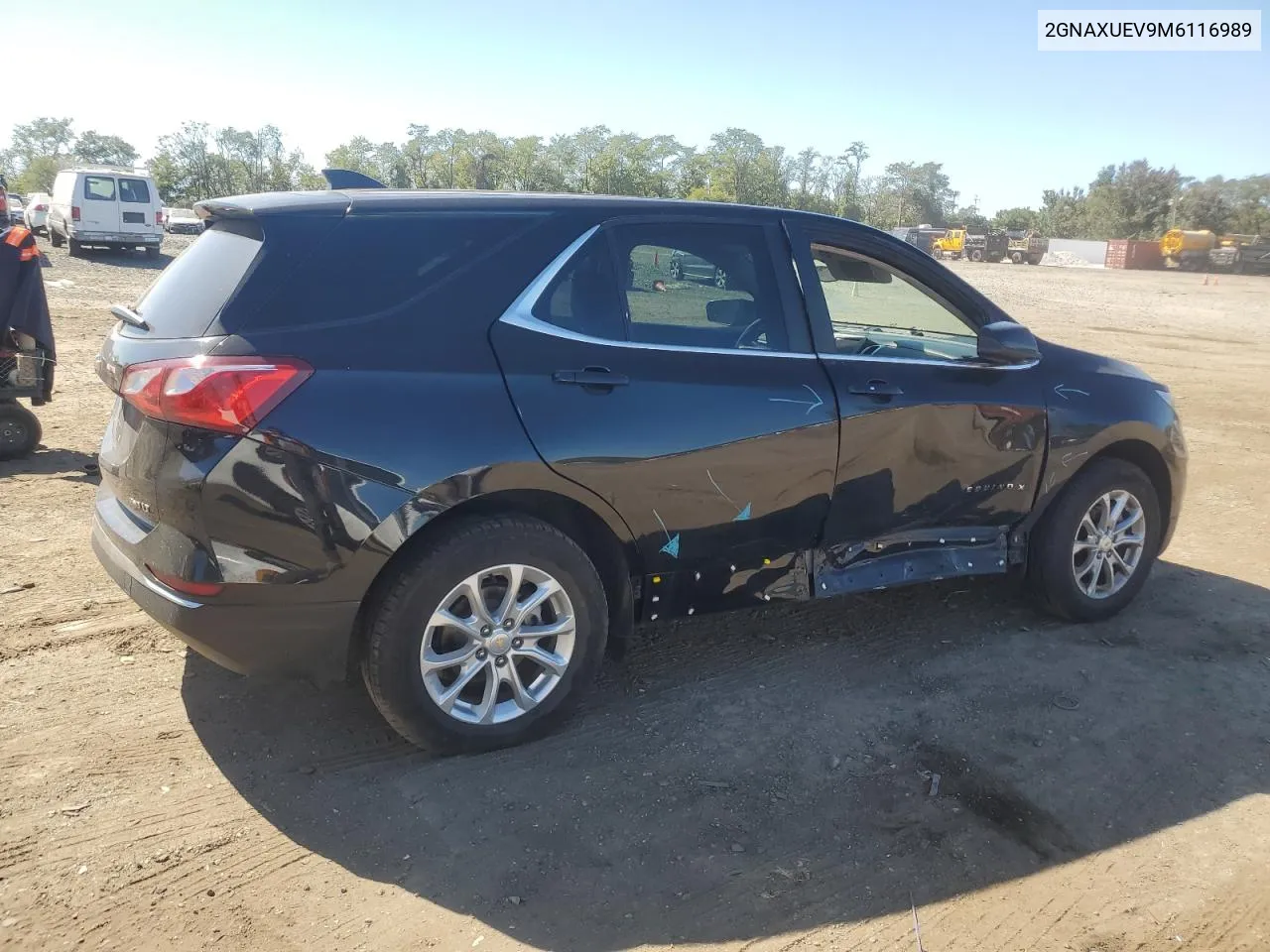 2021 Chevrolet Equinox Lt VIN: 2GNAXUEV9M6116989 Lot: 75605334