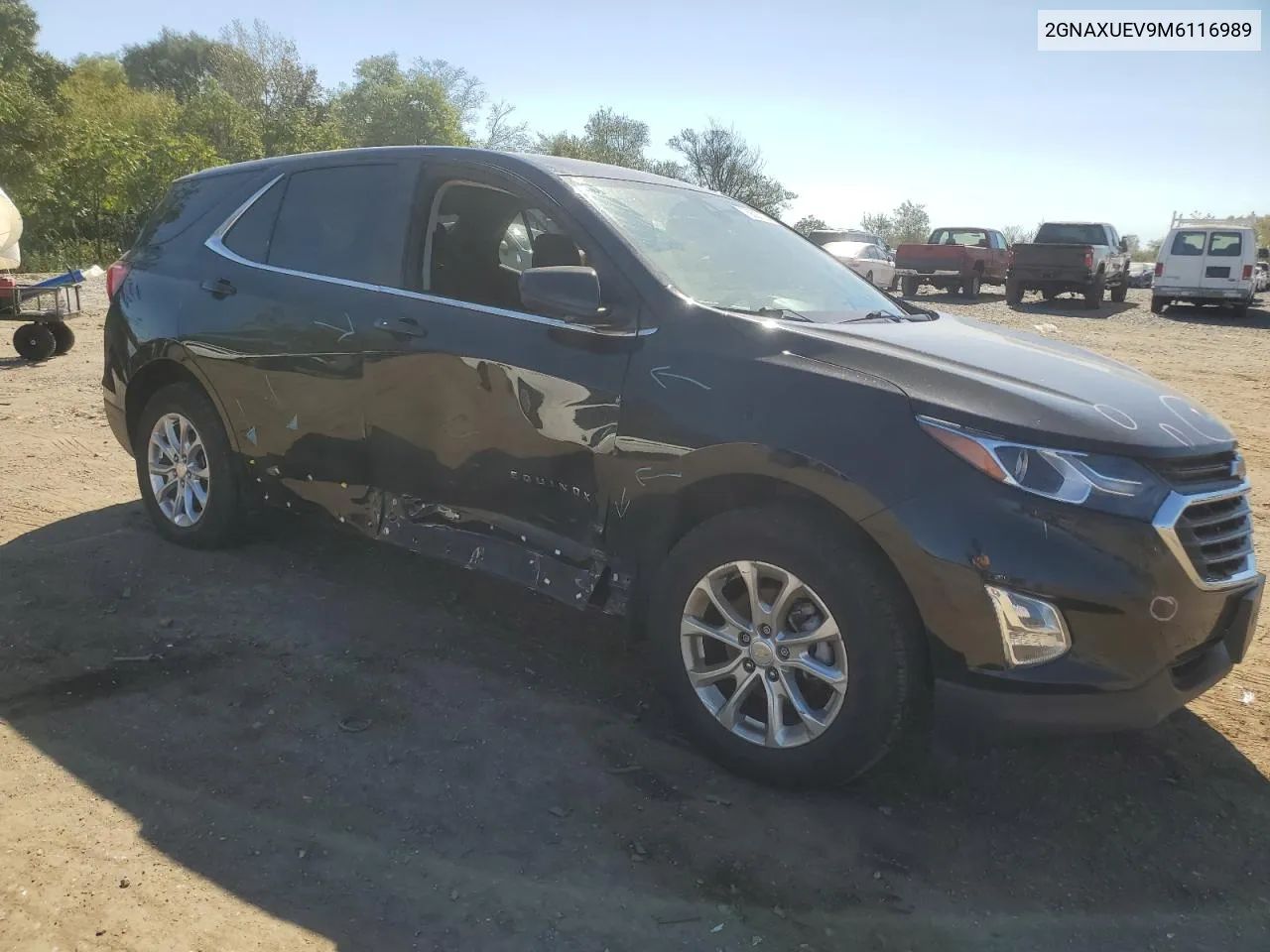 2021 Chevrolet Equinox Lt VIN: 2GNAXUEV9M6116989 Lot: 75605334