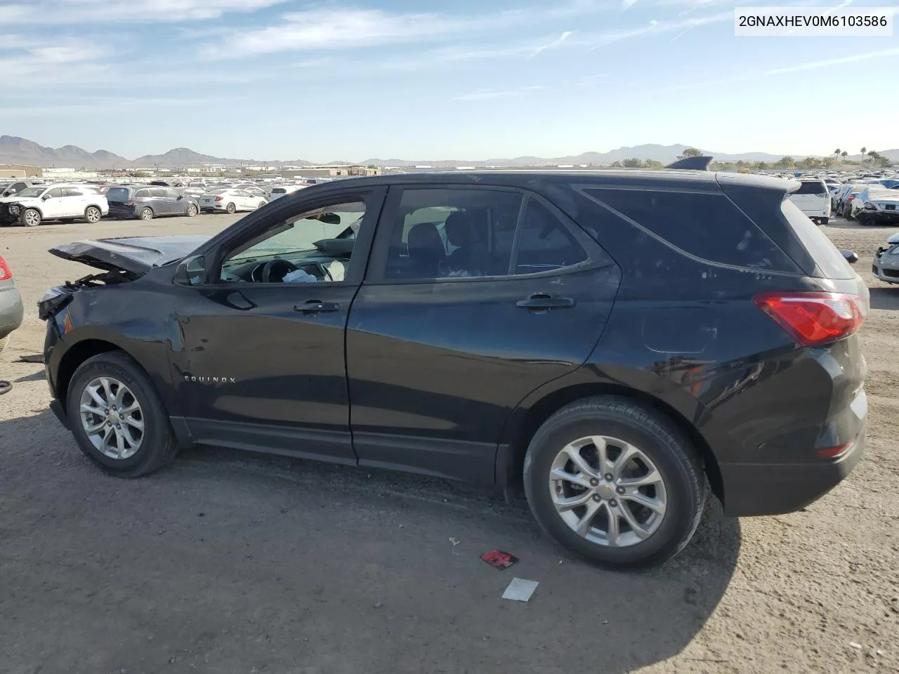 2021 Chevrolet Equinox Ls VIN: 2GNAXHEV0M6103586 Lot: 75704924