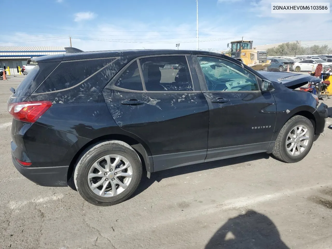 2021 Chevrolet Equinox Ls VIN: 2GNAXHEV0M6103586 Lot: 75704924