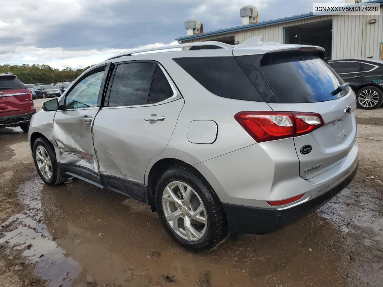 2021 Chevrolet Equinox Premier VIN: 3GNAXXEV5MS174228 Lot: 75825764