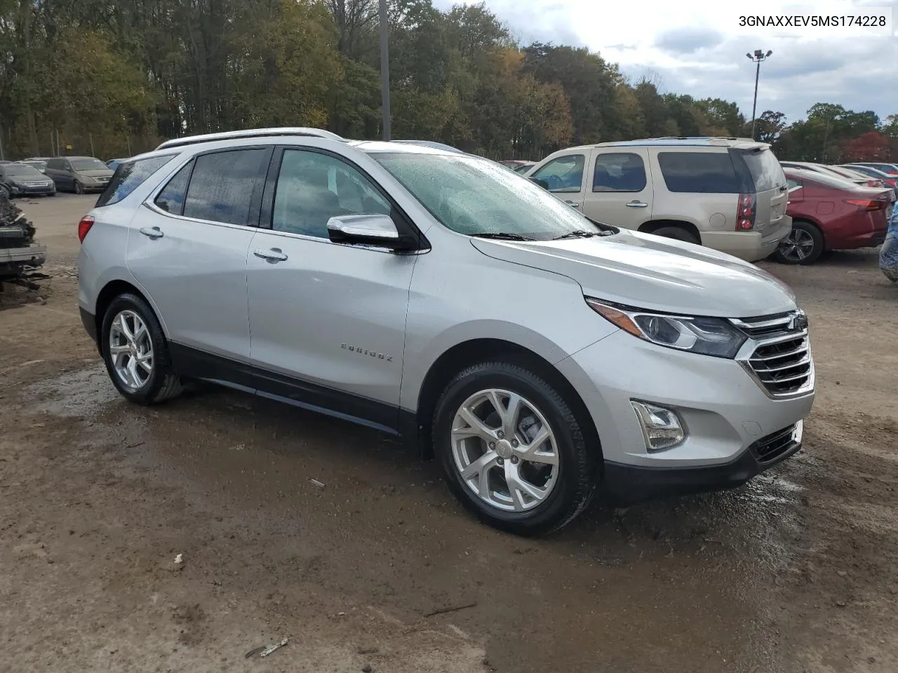 2021 Chevrolet Equinox Premier VIN: 3GNAXXEV5MS174228 Lot: 75825764