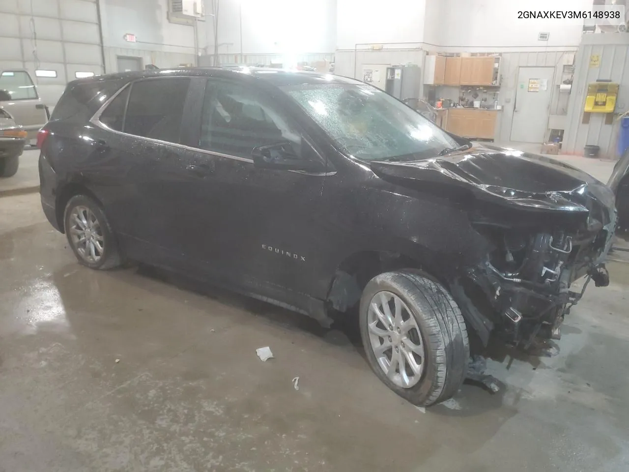 2021 Chevrolet Equinox Lt VIN: 2GNAXKEV3M6148938 Lot: 75901824