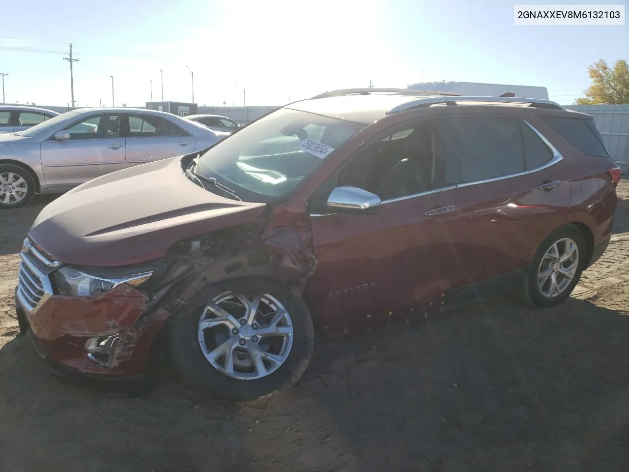 2GNAXXEV8M6132103 2021 Chevrolet Equinox Premier