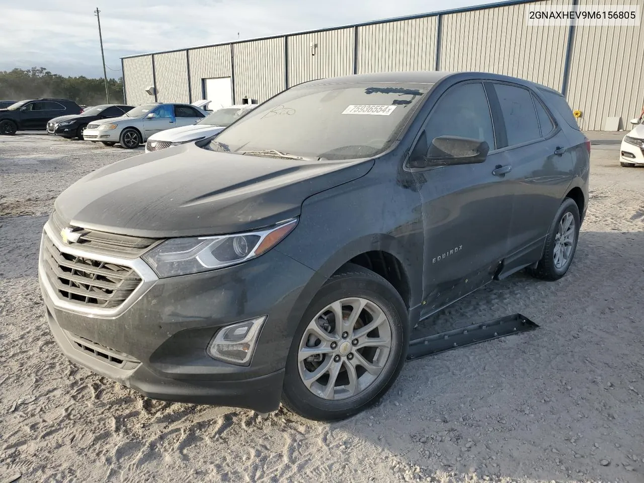 2021 Chevrolet Equinox Ls VIN: 2GNAXHEV9M6156805 Lot: 75936554