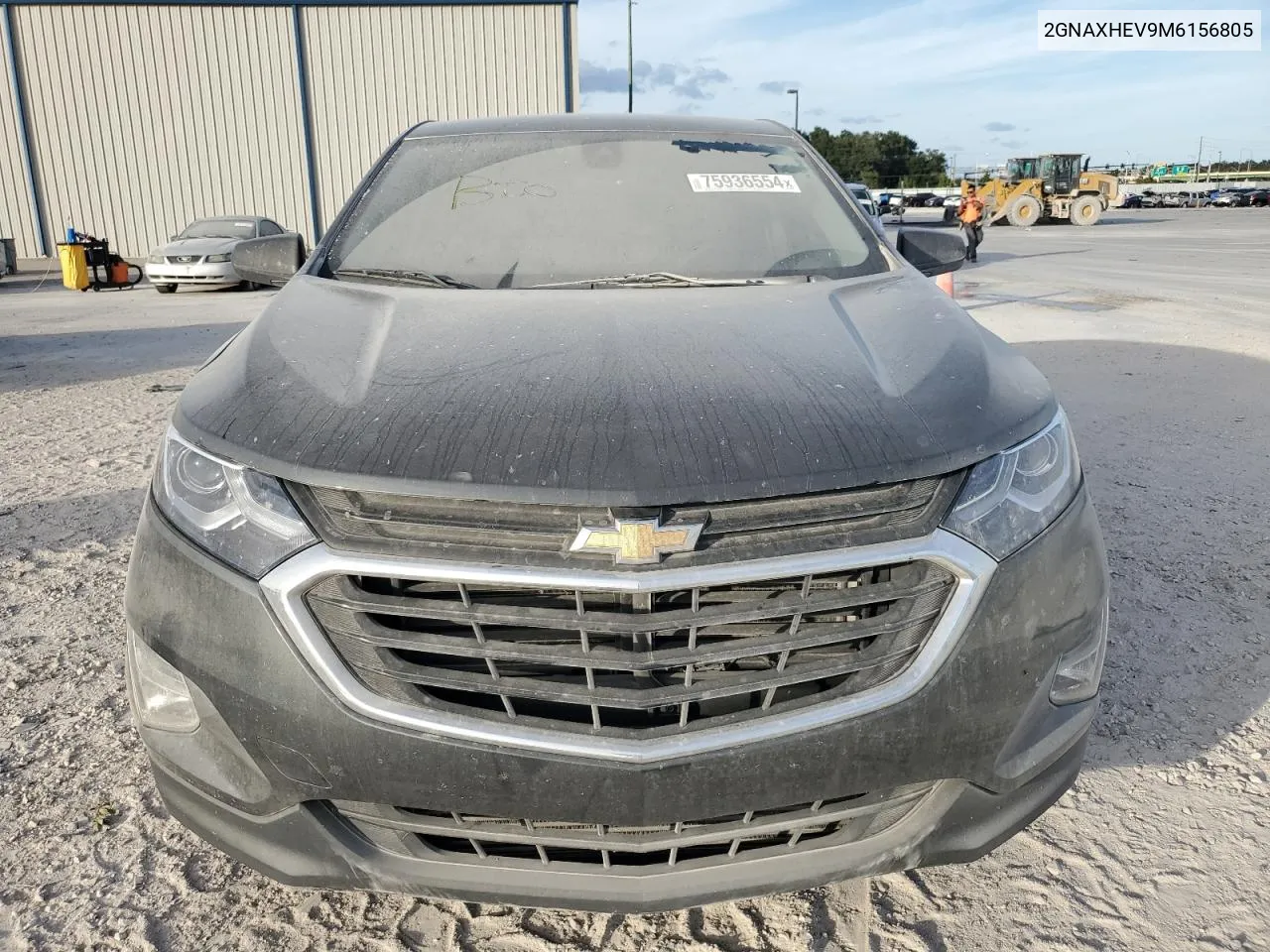 2021 Chevrolet Equinox Ls VIN: 2GNAXHEV9M6156805 Lot: 75936554