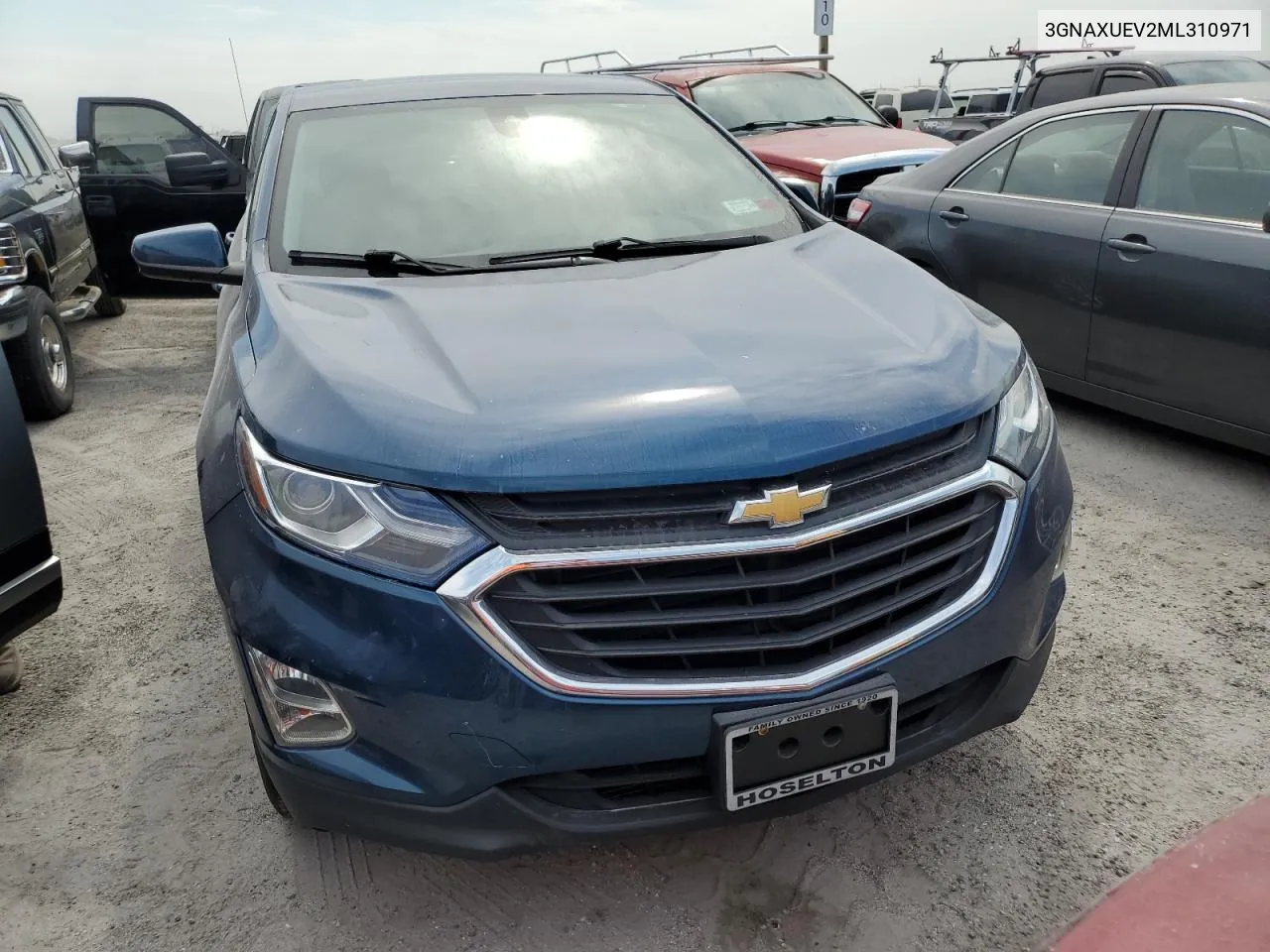 2021 Chevrolet Equinox Lt VIN: 3GNAXUEV2ML310971 Lot: 75949774