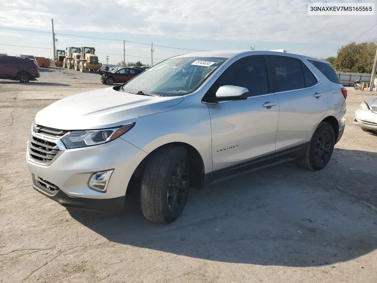 2021 Chevrolet Equinox Lt VIN: 3GNAXKEV7MS165565 Lot: 76148434