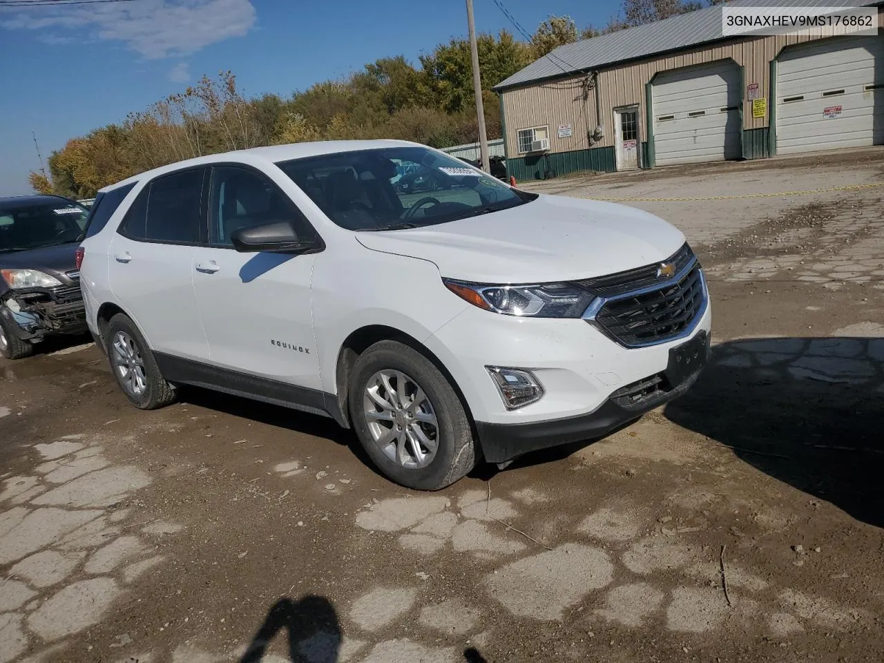 2021 Chevrolet Equinox Ls VIN: 3GNAXHEV9MS176862 Lot: 76208994