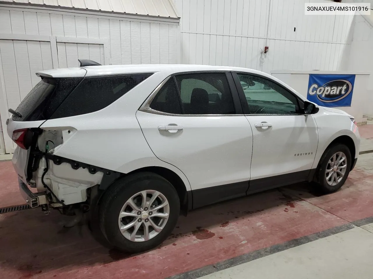 2021 Chevrolet Equinox Lt VIN: 3GNAXUEV4MS101916 Lot: 76263414