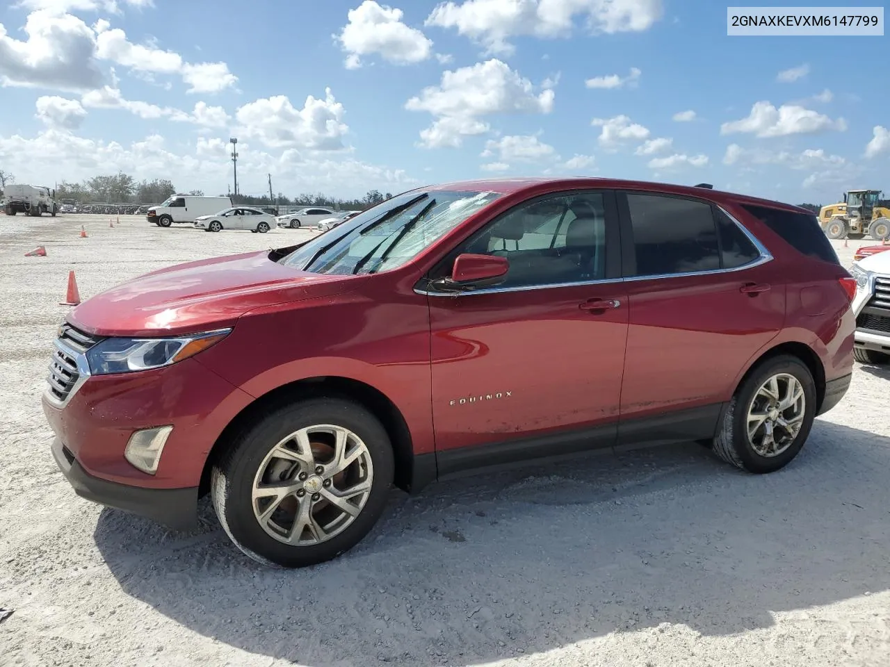 2021 Chevrolet Equinox Lt VIN: 2GNAXKEVXM6147799 Lot: 76276694