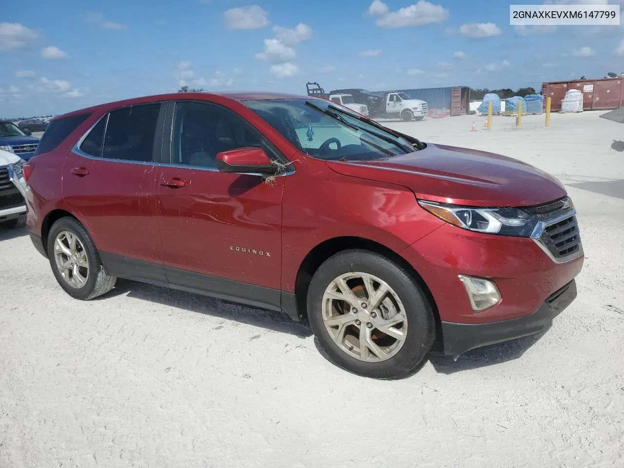 2021 Chevrolet Equinox Lt VIN: 2GNAXKEVXM6147799 Lot: 76276694