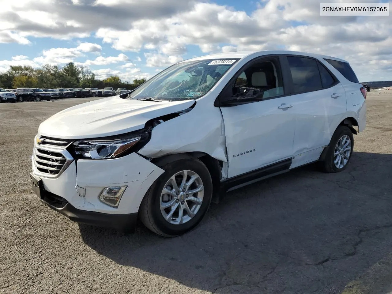 2021 Chevrolet Equinox Ls VIN: 2GNAXHEV0M6157065 Lot: 76328214