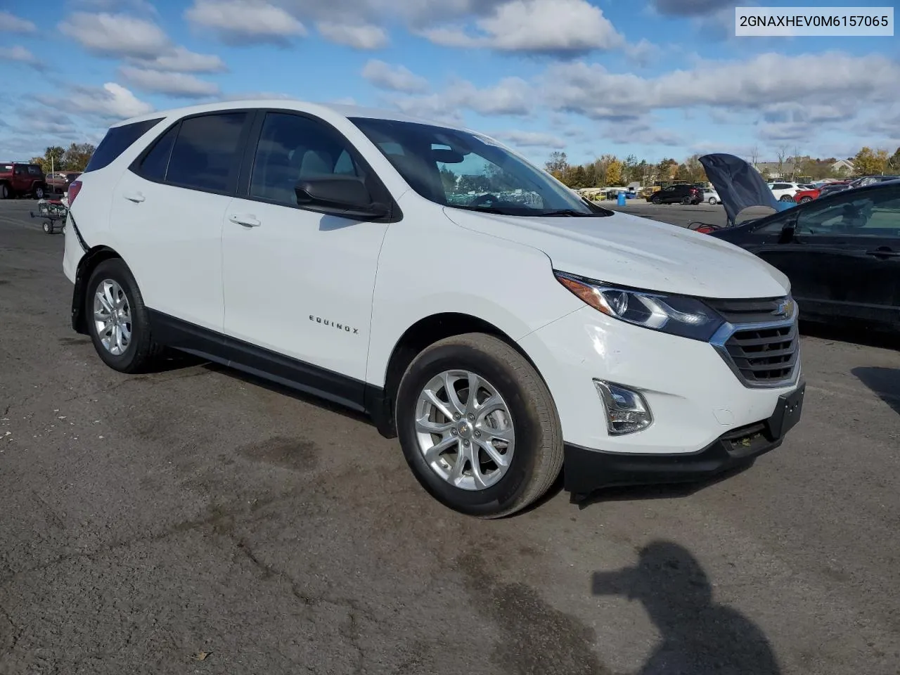 2021 Chevrolet Equinox Ls VIN: 2GNAXHEV0M6157065 Lot: 76328214